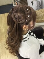 ヘアアンドメイク ゼン ヨコハマ(Hair&Make ZEN YOKOHAMA)&nbsp;ハートアレンジのヘアセット