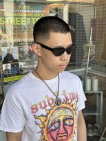 スウェル 船橋店(Swell)&nbsp;MEN’S HAIR/サーフカール/刈り上げセンターパート/船橋