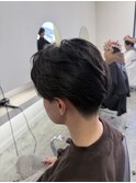 毛流れセンターパート