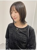 グレージュカラー/透明感カラー/顔周りレイヤー