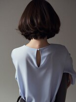 キヴィ(kivi)&nbsp;大人可愛い丸みボブ ふんわりコールドパーマ×艶髪