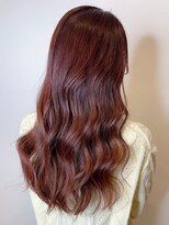 ルノヘアー(Lunohair)&nbsp;美髪◎髪質改善×赤みブラウン/艶感ロングヘア×ブリーチなし