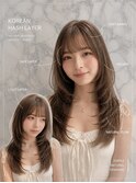 上尾/艶カラー/レイヤーカット/韓国