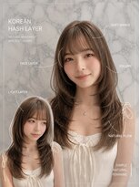 ラビスモア(Lovis moa) 上尾/艶カラー/レイヤーカット/韓国