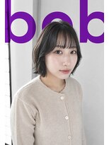 フランチェスカドットボブ(francesca.bob)&nbsp;切りっぱなしボブ×ダークグレー【田野剛大】