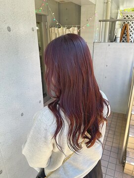 ヴィアラ(Hair Make ViaLa) レッドブラウン/カシスブラウン/韓国風ロング/韓国風ゆる巻き