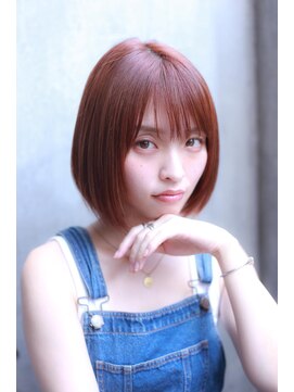 リノ 吉祥寺(Lino kichijoji) カシスカラー　小顔ボブ　リノ吉祥寺