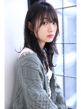 ノンダメージサロン ステラバイボヌール(Stella by Bonheur) ダークトーンでも軽く!透け感エアリーロング