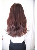 《OZ田中》透明感ピンク#ブリーチなしピンクアッシュ