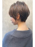 絶壁解消!マッシュショート×ハイライト