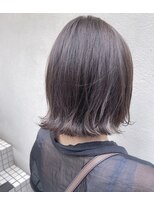 フロート 小阪店(float)&nbsp;モカブラウン_マロンベージュ Aラインボブ かきあげ