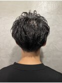 パーマ風マッシュ