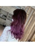 パープルグラデーション