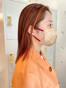 エム(EM) ダブルカラーオレンジベージュカラーケアブリーチ韓国ハイトーン