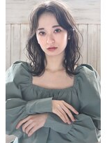 表参道roijir ダークグレージュ×韓国風ミディアム