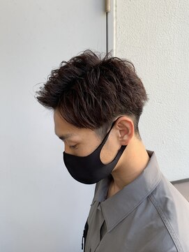 シードバイシャムロック(SEED by Shamrock) Yukari指名　メンズカット　チョコレートカラー　横浜美容室