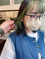 グーフィートーキョー 銀座(Goofy Tokyo)&nbsp;GoofyTokyo銀座/フェイスフレーミング/インナーカラー抹茶ミルク