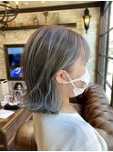バレイヤージュ×グレージュ