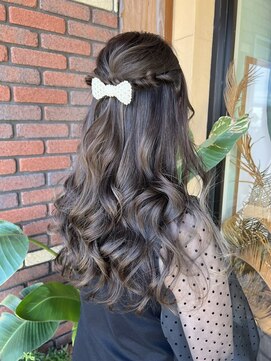 コワフュールトーリ フジグラン店(COIFFURE TORI) 豪華ハーフアップ