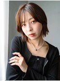 髪質改善◎ショートボブ+縮毛矯正+透明感シアカラー[原宿]