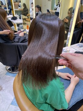 ロンドプランタン 恵比寿(Lond Printemps) 【Lond佐野】シアーカラー 小顔セミディカール 髪質改善