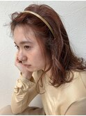 赤色ヘアー