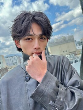 オム ブランシェ(HOMME BLANCHE’) 最旬スタイル☆フェザーショートコンマバング