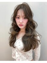 アクシス 栄ガスビル店(`AXIS) 【 HIYORI 】" ブリーチなしオリーブカラー "