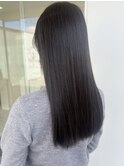 暗髪　ラベンダーグレージュ