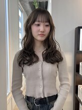 エムサロン 高崎あら町テラス店(emusalon) 【茉雪】ブリーチなしダブルカラーでベージュ