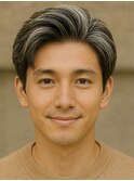メンズハイライトバレイヤージュメッシュ