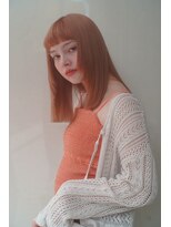 レジュアル(RESSUAL)&nbsp;ハイトーンオレンジ　艶髪レイヤー