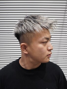 メンズグルーミングナンバーナイン(MEN'S GROOMING NUMBER NINE) 【早田隼哉】ホワイトメッシュ/姫路バーバー