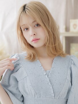 カバーヘア ブリス 川口(COVER HAIR bliss) フレンチカジュアル外ハネカールくびレイヤーa川口20代30代