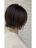 10代20代外ハネミニボブアッシュブラウン