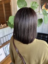 ヘアードレスビュー(hair dress V.I.E.W)&nbsp;肩レングスロブ×ベージュブラウン