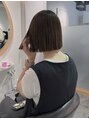 ローウェ 京都四条河原町(Louwe)&nbsp;収まりやすいボブ、ラインボブ、ミニボブ得意です♪