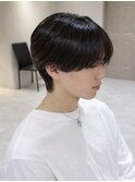 メンズ縮毛矯正　シースルーマッシュ