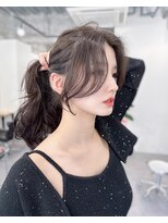 キティー サカエ(kiti SAKAE)&nbsp;グレージュ/レイヤーカット/ハッシュカット/オリーブベージュ/栄