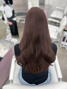 エヌアイ オモテサンドウ(ni omotesando) 冬ヘア!ピンクブラウンカラー×ゆる巻