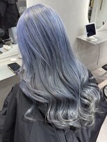 オニキス(ONYX) h31 アイスブルーカラー表参道レイヤーカット