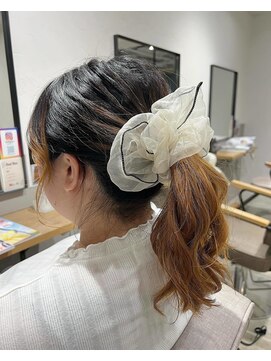 ラピスタ 池袋(Lapista) 韓国ヘアレイヤーカットダブルハイライトカラー【Lapista池袋】