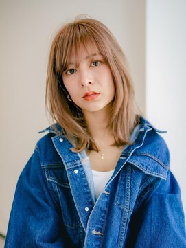 benji 横浜店【ベンジー】 ラフミディ　透明感カラー　20代30代40代