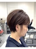 後頭部ふんわり小顔ショート