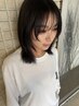 【松田美咲指名】似合わせカット＋透明感カラー＋髪質改善TR ￥10,000
