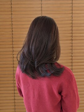 オーガニックエコ 川越(organic+eco) 20代30代秋レイヤーミディ/イルミナカラー暖色ブラウン/髪質改善