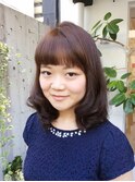 柔らかカールの上品スタイル
