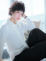 カイ バイ バルコニー  月島2号店(Kai by BalcoNY)&nbsp;小顔シルエット/ジェンダーレスショート/ウェーブ巻き/ショート