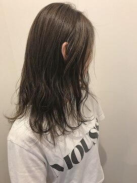フープヘアー(HOOP.HAIR) デザインハイライト//グレージュカラー