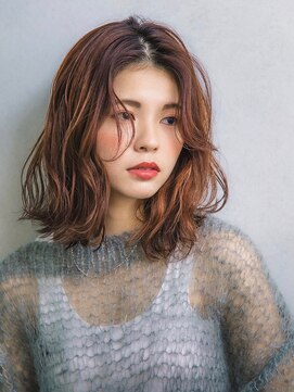 カナン 銀座(CANAAN) ラフウェーブ パーマ ミディアム